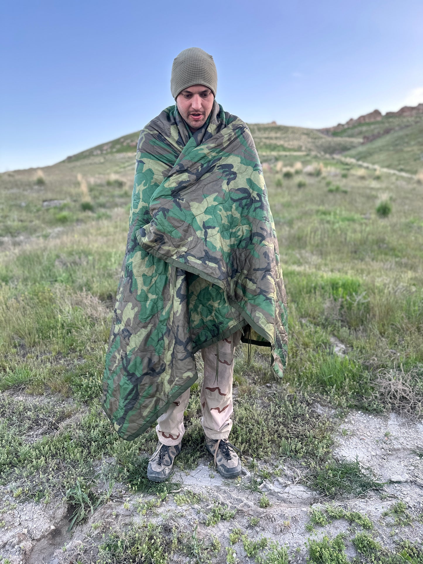 USGI Military Poncho Liner, Woobie Blanket - UNISSUED