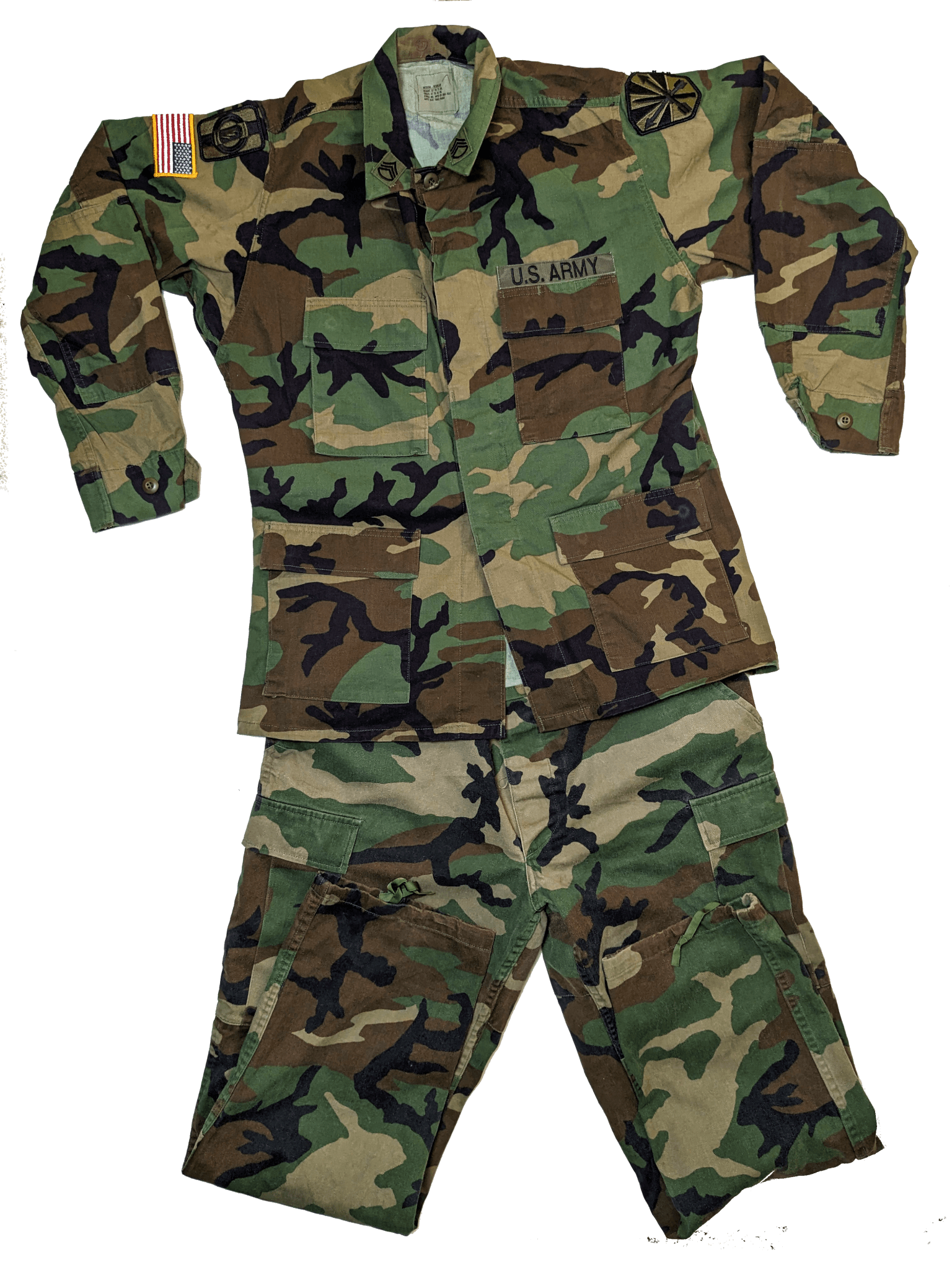 USGI M81 Woodland Camo BDU Shirt- AS IS