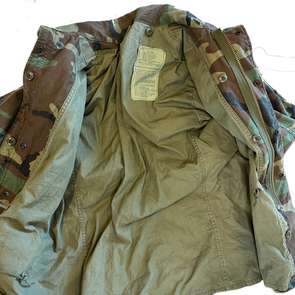 M81 Woodland Cold Weather Field Jacket Open